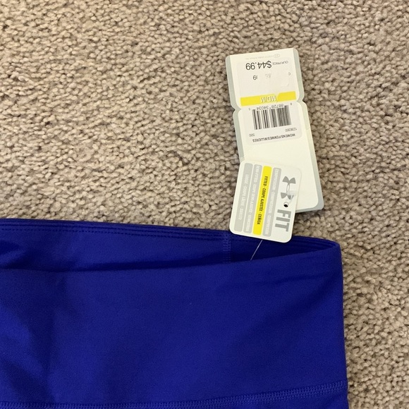 Blue under armour fitted leggings medium - NWT - Picture 3 of 6